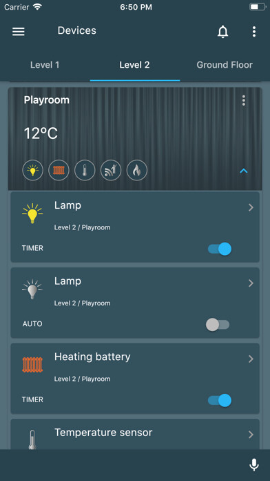 Emulate iPhone app IH Smart Home using MyAndroid