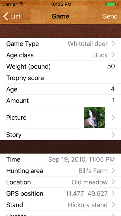 Emulate iPhone app iHunt Journal using MyAndroid Emulate iPhone app iHunt Journal using MyAndroid