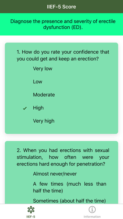 Emulate iPhone app IIEF-5 Erectile Dysfunction using MyAndroid Emulate iPhone app IIEF-5 Erectile Dysfunction using MyAndroid
