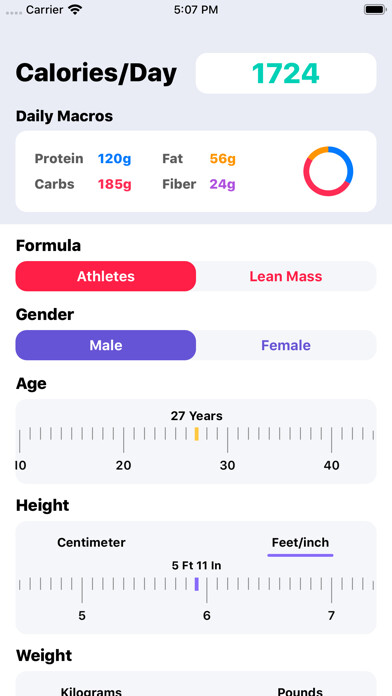 Emulate iPhone app IIFYM Macro/Calorie Calculator using MyAndroid Emulate iPhone app IIFYM Macro/Calorie Calculator using MyAndroid