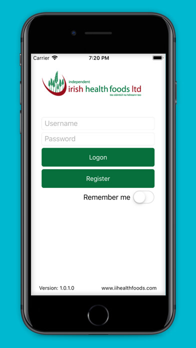 Emulate iPhone app IIHF Ordering using MyAndroid