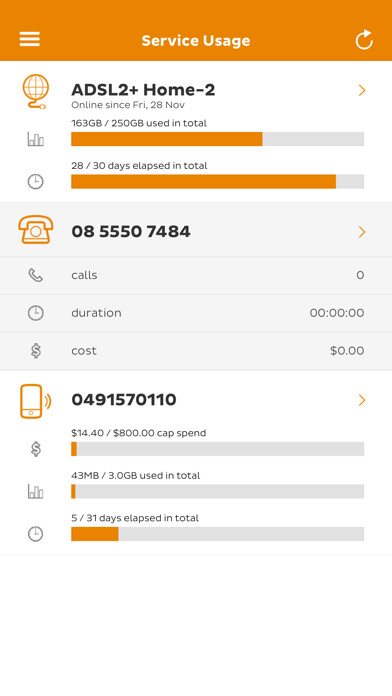 Emulate iPhone app iiNet Support using MyAndroid