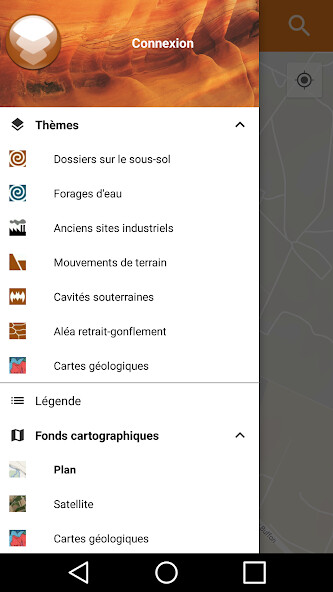 Emulate iPhone app i-InfoTerre using MyAndroid Emulate iPhone app i-InfoTerre using MyAndroid