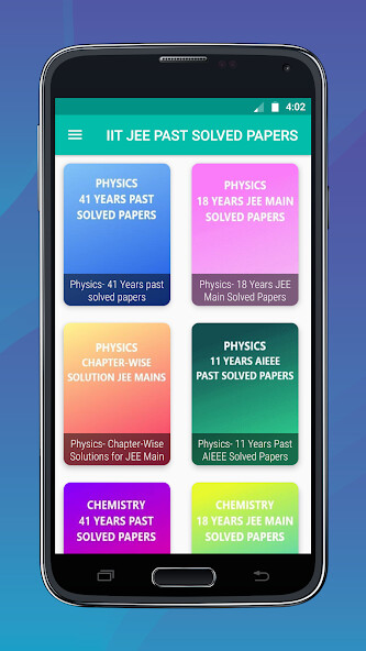 Run android online APK IIT JEE /AIEEE Solved Past Papers, Mock Tests, MCQ from MyAndroid or emulate IIT JEE /AIEEE Solved Past Papers, Mock Tests, MCQ using MyAndroid
