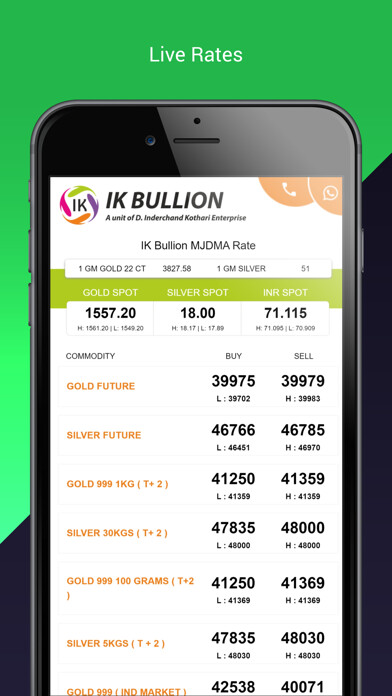 Emulate iPhone app IK Bullion Spot using MyAndroid Emulate iPhone app IK Bullion Spot using MyAndroid