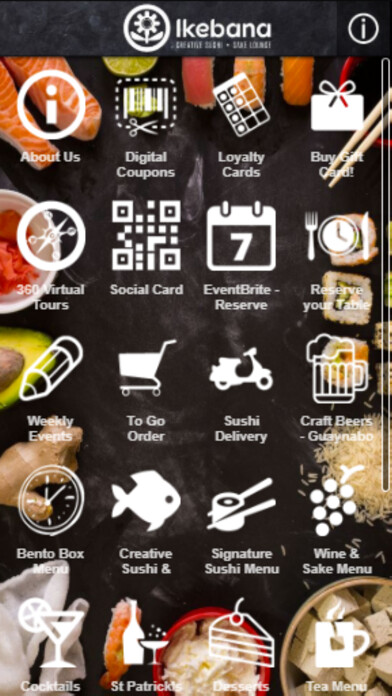 Emulate iPhone app Ikebana Sushi Bars using MyAndroid Emulate iPhone app Ikebana Sushi Bars using MyAndroid