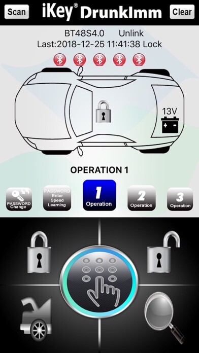 Emulate iPhone app iKeyDrunkImmobilizer using MyAndroid