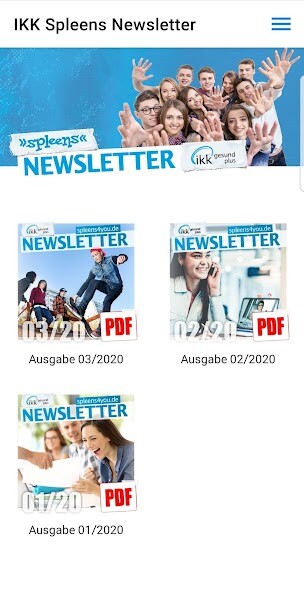Run android online APK IKK Spleens Newsletter from MyAndroid or emulate IKK Spleens Newsletter using MyAndroid