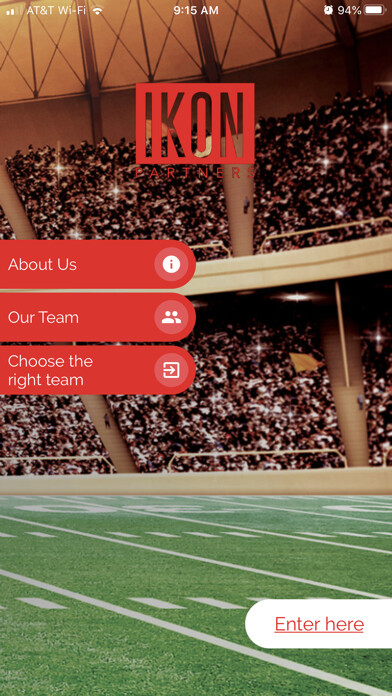 Emulate iPhone app IKON PARTNERS using MyAndroid