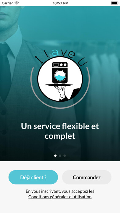 Emulate iPhone app I lave U - le pressing mobile using MyAndroid