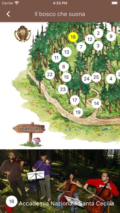 Emulate iPhone app Il Bosco che Suona using MyAndroid Emulate iPhone app Il Bosco che Suona using MyAndroid