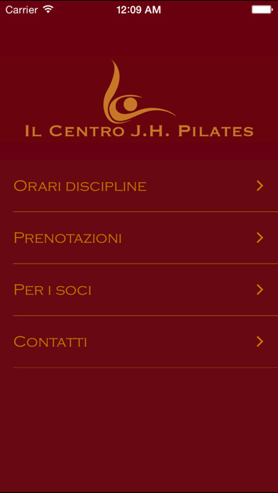Emulate iPhone app il Centro JH Pilates using MyAndroid Emulate iPhone app il Centro JH Pilates using MyAndroid