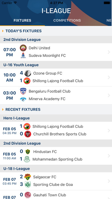 Run android online APK I-League Official from MyAndroid or emulate I-League Official using MyAndroid