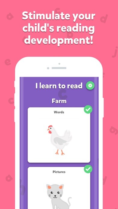 Emulate iPhone app I learn to read using MyAndroid