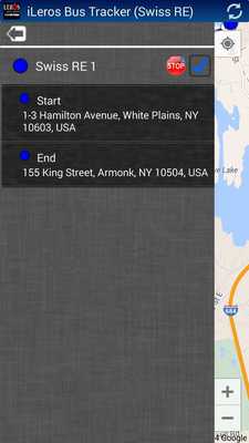 Emulate Android APK iLeros Bus Tracker