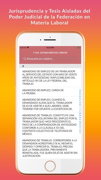 Emulate iPhone app i-Lex Jurisprudencia Laboral using MyAndroid Emulate iPhone app i-Lex Jurisprudencia Laboral using MyAndroid