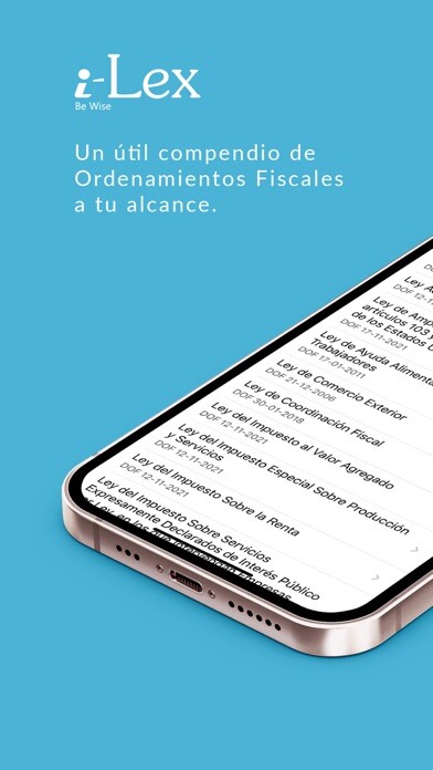 Emulate iPhone app i-Lex Leyes Fiscales using MyAndroid