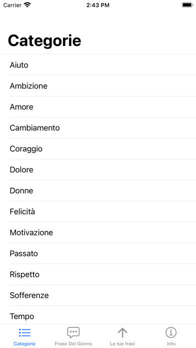 Emulate iPhone app Il Frasista using MyAndroid