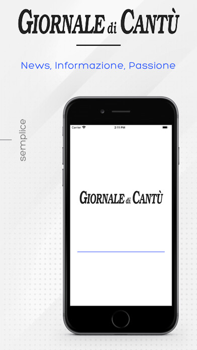 Emulate iPhone app Il Giornale di Cantù Digitale using MyAndroid