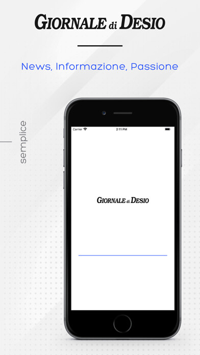Emulate iPhone app Il Giornale di Desio using MyAndroid