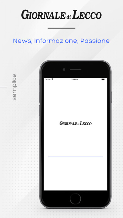 Emulate iPhone app Il Giornale di Lecco Digitale using MyAndroid