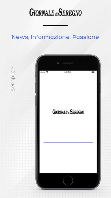 Emulate iPhone app Il Giornale di Seregno using MyAndroid