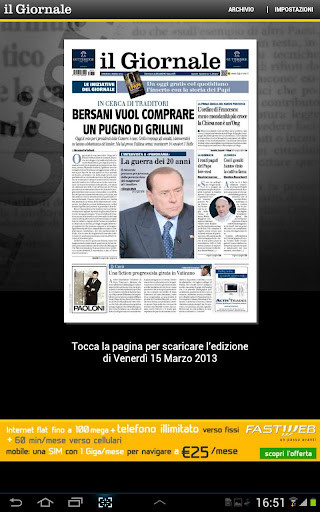 Run android online APK il Giornale Pdf Premium from MyAndroid or emulate il Giornale Pdf Premium using MyAndroid