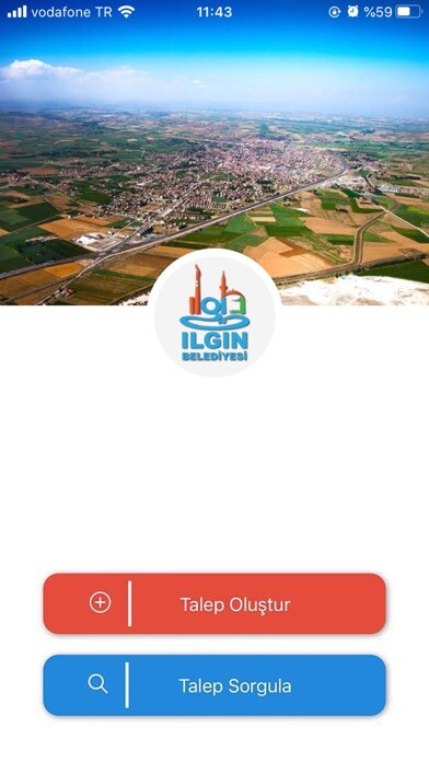 Emulate iPhone app Ilgın Belediyesi Çek Gönder using MyAndroid