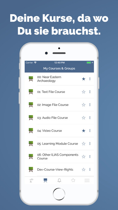Emulate iPhone app ILIAS Pegasus mobile learning using MyAndroid Emulate iPhone app ILIAS Pegasus mobile learning using MyAndroid