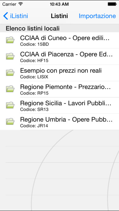 Emulate iPhone app iListini using MyAndroid
