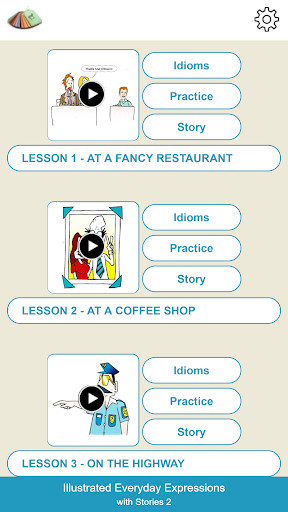 Run android online APK illustrated Everyday Expressions with Stories 2 from MyAndroid or emulate illustrated Everyday Expressions with Stories 2 using MyAndroid