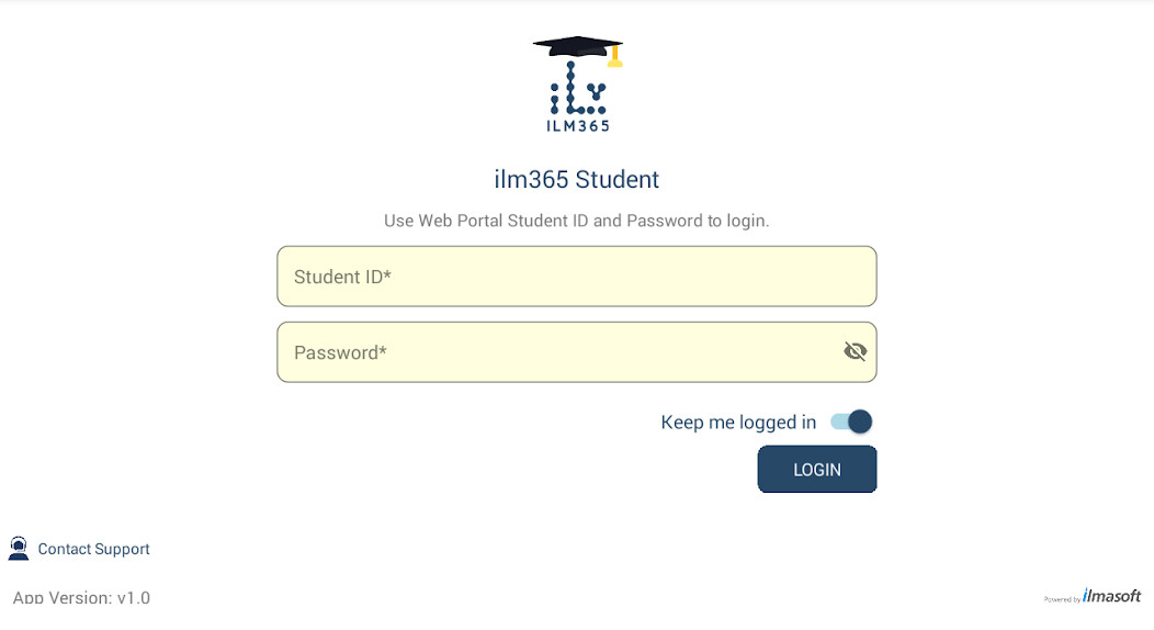 Run android online APK ilm365 Student Application from MyAndroid or emulate ilm365 Student Application using MyAndroid