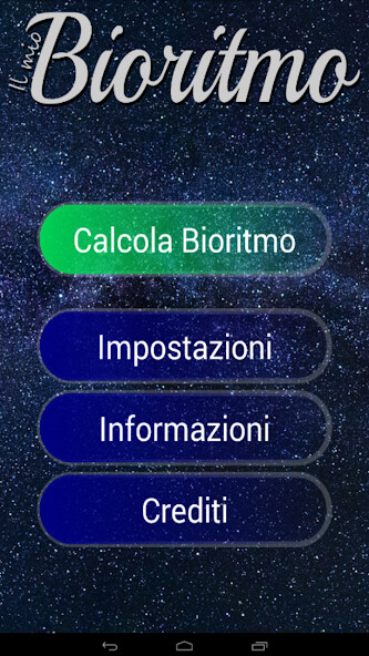 Run android online APK Il Mio Bioritmo from MyAndroid or emulate Il Mio Bioritmo using MyAndroid