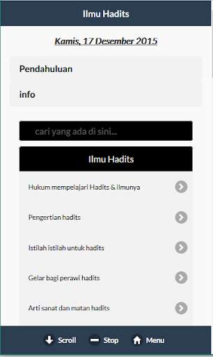 Emulate Android APK Ilmu Hadits Emulate Android APK Ilmu Hadits