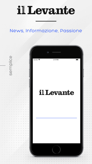 Emulate iPhone app Il Nuovo Levante using MyAndroid