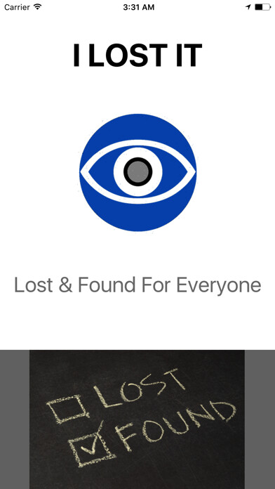 Emulate iPhone app I Lost It - Lost & Found using MyAndroid