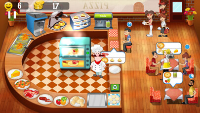 Emulate iPhone app I Love Pizza - Pizza Cafe using MyAndroid