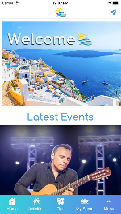 Emulate iPhone app iLoveSantorini using MyAndroid