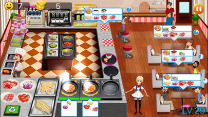 Emulate iPhone app I Love Spaghetti -- Pasta Cafe using MyAndroid