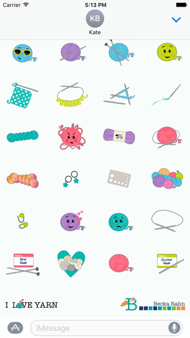Emulate iPhone app I Love Yarn using MyAndroid
