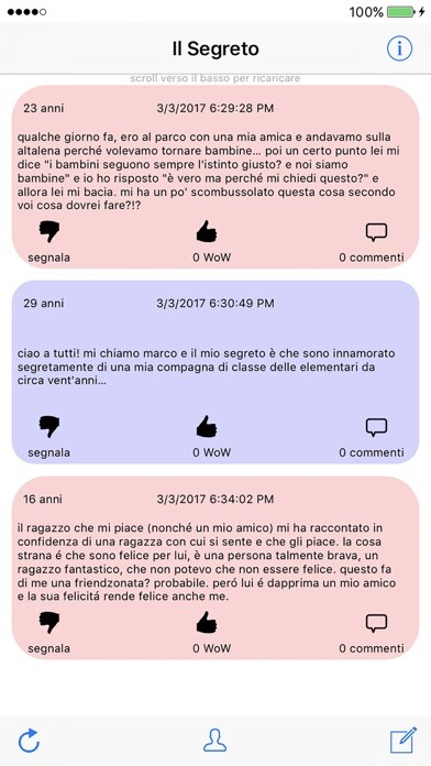 Emulate iPhone app il segreto using MyAndroid