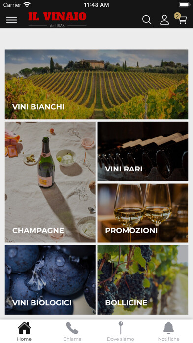 Emulate iPhone app Il Vinaio Di Via Mussi using MyAndroid Emulate iPhone app Il Vinaio Di Via Mussi using MyAndroid