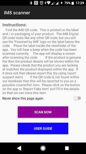 Run android online APK iM8 Scanner from MyAndroid or emulate iM8 Scanner using MyAndroid