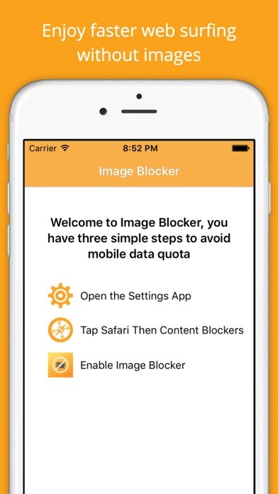 Emulate iPhone app Image Blocking using MyAndroid