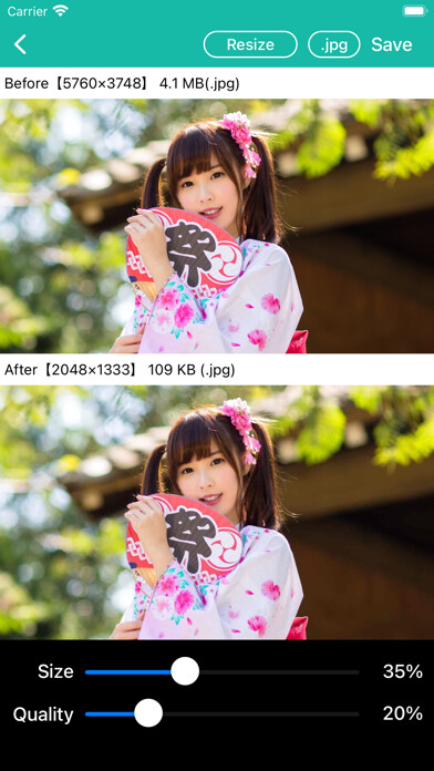 Emulate iPhone app Image Compress&Resize using MyAndroid Emulate iPhone app Image Compress&Resize using MyAndroid