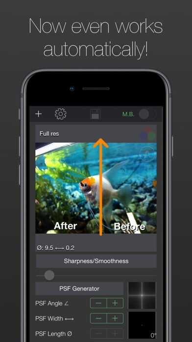 Emulate iPhone app Image Deblur - Blurred & Shaky using MyAndroid
