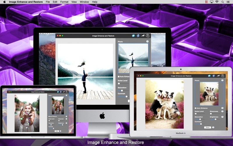 Emulate iPhone app Image Enhance and Restore using MyAndroid
