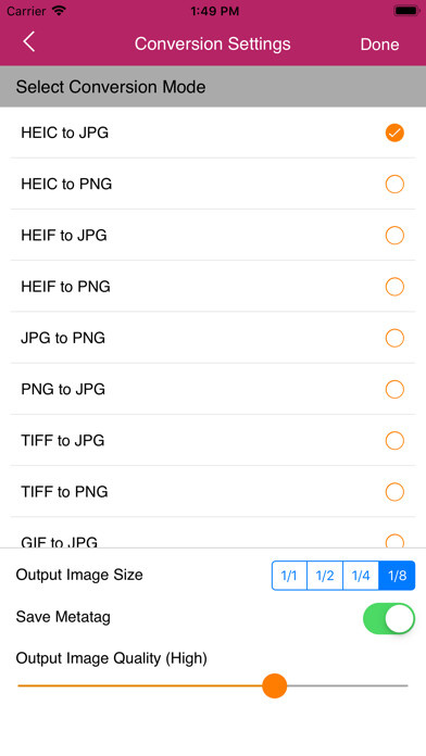 Emulate iPhone app Image Format Batch Converter using MyAndroid Emulate iPhone app Image Format Batch Converter using MyAndroid