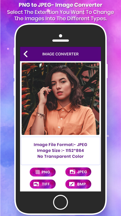 Emulate iPhone app Image Format Convert using MyAndroid