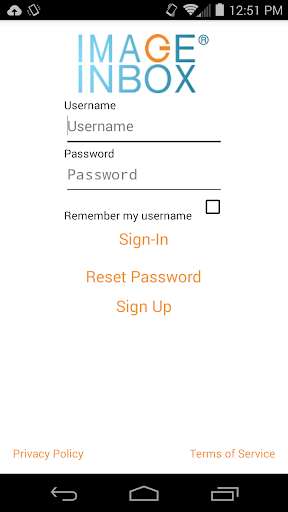 Emulate Android APK ImageInbox